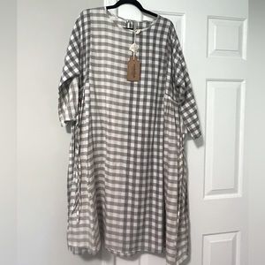 NWT Cotton Gingham Madie Dress by Embellish by Creative Co-Op